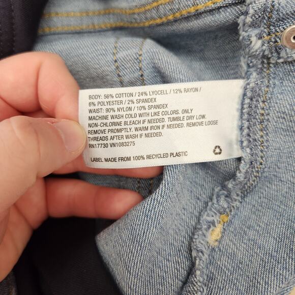 Isabel Maternity Over Belly Cropped Distressed Straight Maternity Jeans 2 - Picture 7 of 8